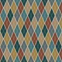 plaid tartan couleur rétro motif argyle sans couture vecteur