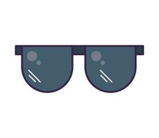 icône de dessin animé de lunettes de soleil vecteur