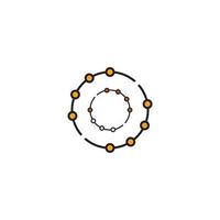 conception de modèle d'illustration vectorielle d'icône antioxydante. vecteur