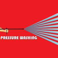 logo de lavage à pression vecteur