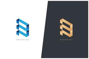 b lettre logo vecteur concept icône marque déposée. marque de logo universel b