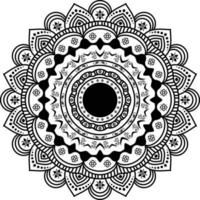 conception vectorielle de mandala, motif de conception dessiné à la main de relaxation vectorielle de mandala, modèle de mandala pour cartes de décoration de page, livre, logos, conception de mandala de fleurs, style floral de mandala vecteur