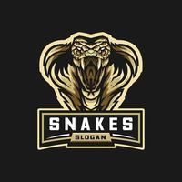 logo esport serpent vecteur