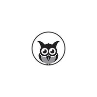 conception de symbole d'illustration vectorielle de logo de hibou. vecteur