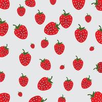 fond de logo fraise vecteur