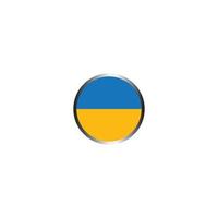 icône de drapeau ukraine vecteur