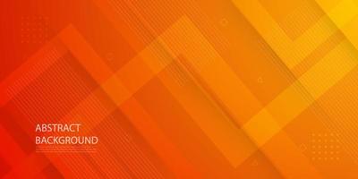 abstrait orange avec des lignes simples. design orange coloré. lumineux et moderne avec le concept 3d d'ombre. vecteur eps10