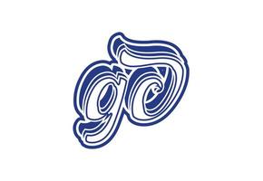 lettre gc logo et modèle de conception d'icônes vecteur