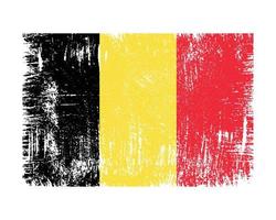 vecteur de drapeau belge