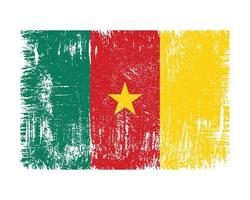 vecteur de drapeau du cameroun