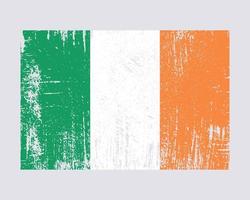 vecteur de drapeau de l'irlande