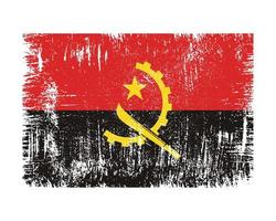 vecteur de drapeau angola