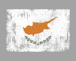 vecteur de drapeau de Chypre