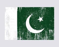 vecteur de drapeau pakistanais