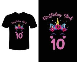 modèle de vecteur de conception de t-shirt anniversaire