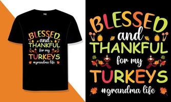 conception de t-shirt de thanksgiving avez-vous besoin d'une conception de t-shirt de typographie de thanksgiving pour une chemise pour votre magasin d'impression à la demande vecteur