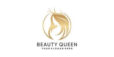 logo beauté pour femmes avec vecteur premium concept moderne et unique