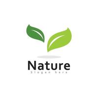 conception de vecteur d'écologie élément nature feuille verte