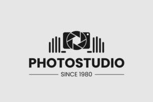 logo de photographie pour les photographes vecteur