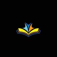 icône de symbole de signe de logo de livre d'éducation, logo de livre, logo de lecture vecteur