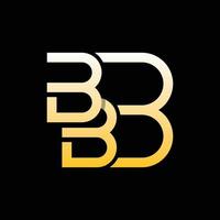 logo d'entreprise monogramme triple b vecteur
