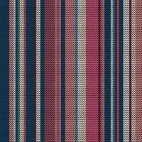 un motif de texture de tissu sans couture tricoté bleu foncé. avec une texture tricotée bleu foncé, rouge, rose colorisée. texture de tricot sans couture de style traditionnel vecteur