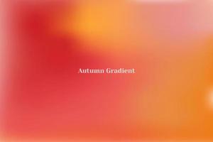 dégradé d'automne rouge orange abstrait, ton de terre chaud dégradé flou coloré fluide dégradé conception abstraite fond d'écran modèle de présentation vecteur