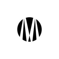 lettre initiale m icône vecteur logo modèle illustration conception pro vecteur