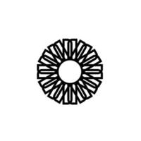 modèles de conception de logo vectoriel - symboles abstraits en style arabe ornemental - emblèmes pour produits de luxe, hôtels, boutiques, bijoux, cosmétiques orientaux, restaurants, magasins vecteur pro