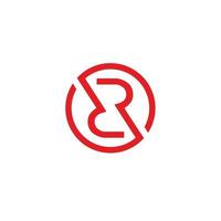 rr alphabet lettres initiales monogramme logo pro vecteur