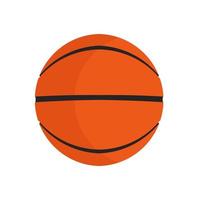 jeu d'icône de vecteur de sport de balle de basket-ball. équipement orange cercle isolé. club d'éléments de loisirs