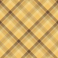 motif sans couture dans des couleurs discrètes élégantes de jaune clair et foncé et marron pour plaid, tissu, textile, vêtements, nappe et autres choses. image vectorielle. 2 vecteur