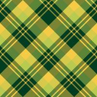 modèle sans couture dans les couleurs jaunes et vertes d'été pour le plaid, le tissu, le textile, les vêtements, la nappe et d'autres choses. image vectorielle. 2 vecteur