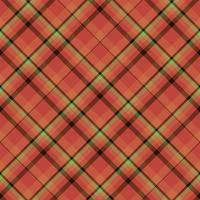 motif sans couture dans les couleurs rouge, vert et orange pour plaid, tissu, textile, vêtements, nappe et autres choses. image vectorielle. 2 vecteur