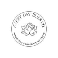 logo de fleur de lotus simple dans un style d'art en ligne pour un logo d'entreprise de beauté ou de yoga moderne vecteur