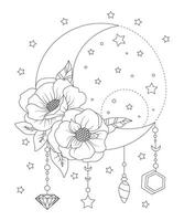 coloriage pour vecteur gratuit adulte