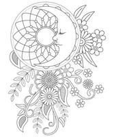 coloriage pour vecteur gratuit adulte