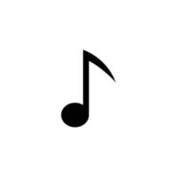 modèle de logo d'élément de conception de vecteur d'icône de musique