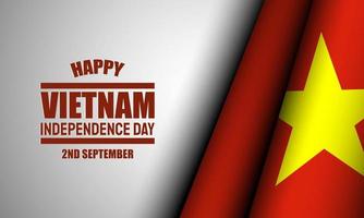 conception de fond de la fête de l'indépendance du vietnam. vecteur