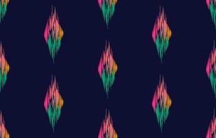 motif de tissu, motif géométrique oriental harmonieux ethnique design traditionnel pour le fond, tapis, papier peint. vêtements, emballage, tissu batik, illustration vectorielle. ikat textile indien tribal. vecteur