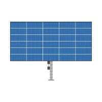 capteur solaire bleu équipement électrique vecteur icône panneau solaire. système de technologie d'installation durable de puissance énergétique