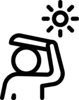 illustration vectorielle soleil sur fond.symboles de qualité premium.icônes vectorielles pour le concept et la conception graphique. vecteur