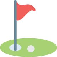 illustration vectorielle de golf sur fond.symboles de qualité premium.icônes vectorielles pour le concept et la conception graphique. vecteur