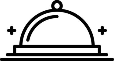 icône de repas de jeûne vecteur
