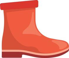 illustration vectorielle de bottes rouges vecteur