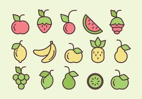 Fruits vectoriels vecteur