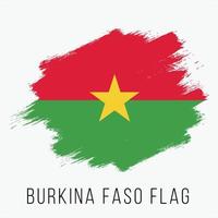 drapeau de vecteur gruneg burkina faso