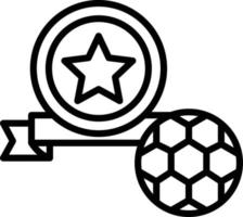 icône de médaille d'étoile vecteur