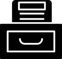 icône de glyphe d'enregistrement vecteur