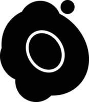 icône de glyphe d'oeuf vecteur